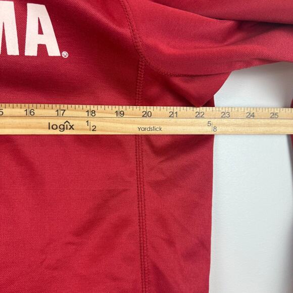 Alabama Crimson Tide Football Hoodie Mens Medium Red Active Performance J2 Sport - Picture 5 of 6